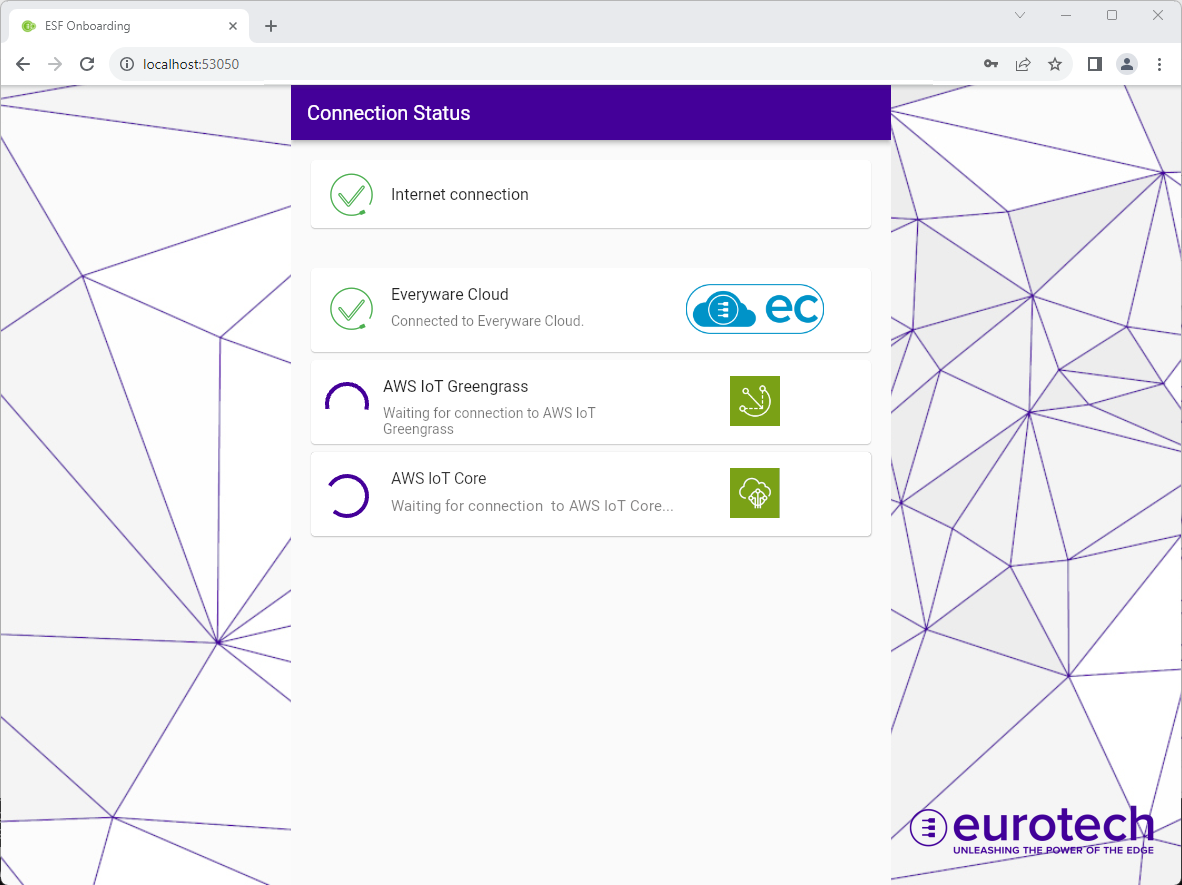 GreenGrass / IoT Core connection